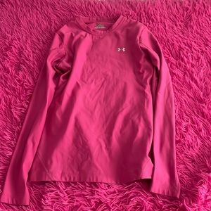 Pink long sleeve under armor top!